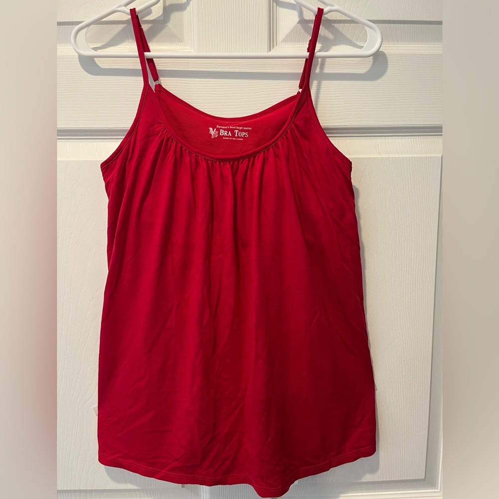 Women’s Loose Fit Tank-Red